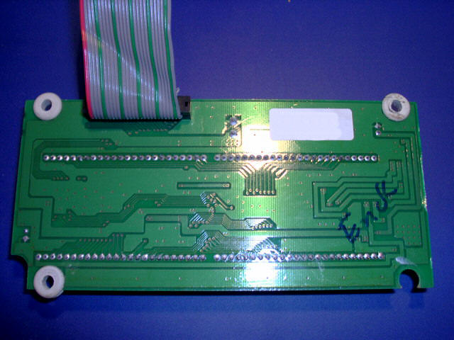The back of the display